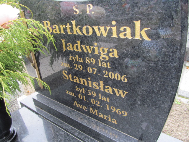 Stanisław Bartkowiak Kowalewo Opactwo - Grobonet - Wyszukiwarka osób pochowanych