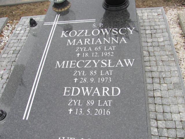 Marianna Kozłowska Kowalewo Opactwo - Grobonet - Wyszukiwarka osób pochowanych